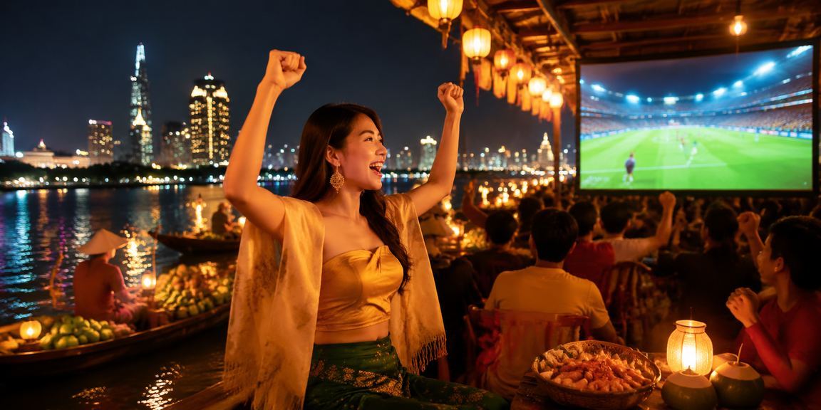 Người hâm mộ bóng đá tại Hồ Chí Minh theo dõi trận đấu trong không khí lễ hội