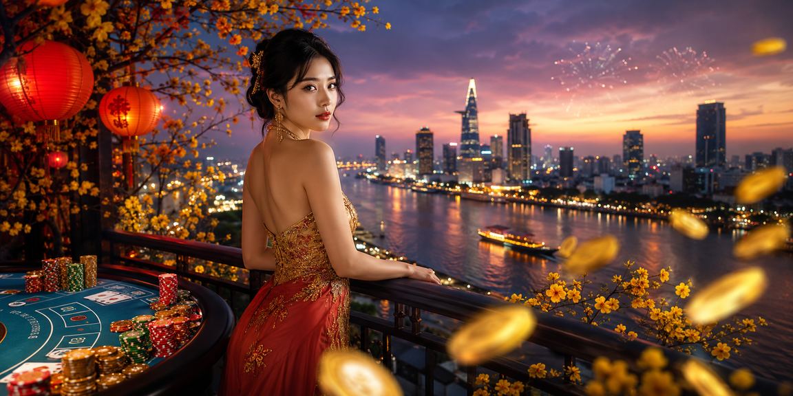 Không khí lễ hội Tết tại Sài Gòn với baccarat live và các chương trình thưởng đặc biệt